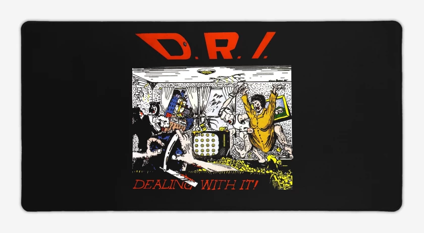 Mouse pad Gamer Negro de DEALING WITH IT DRI