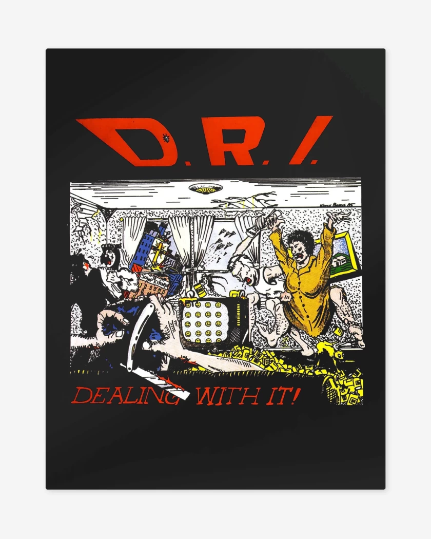 Print metalico Negro de DEALING WITH IT DRI