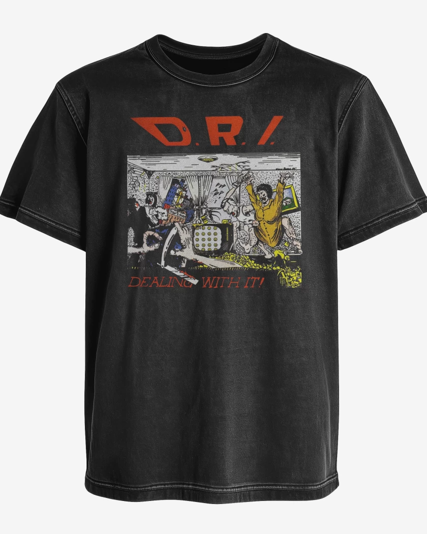 Polera desgastada DEALING WITH IT DRI