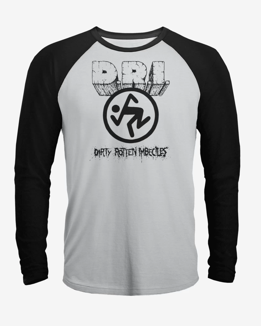 Polera Raglan Dirty Rotten Imbeciles N