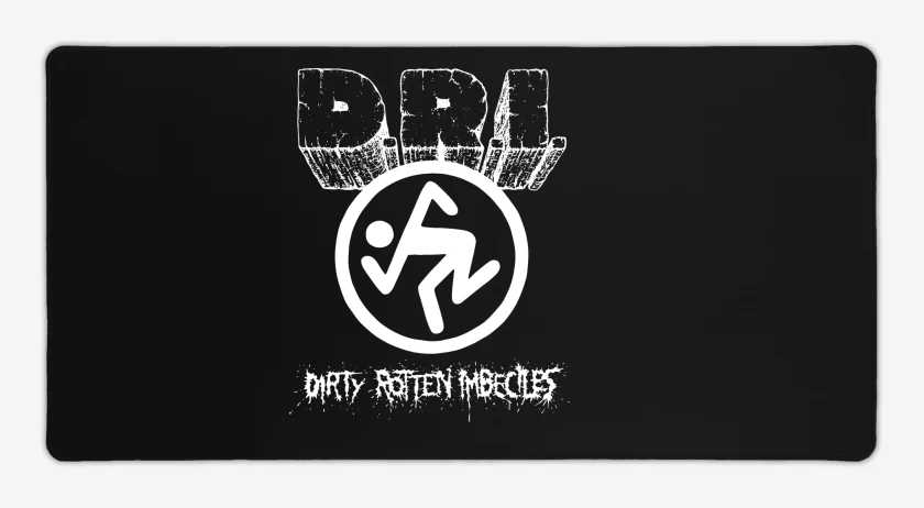Mouse pad Gamer Negro de Dirty Rotten Imbeciles B