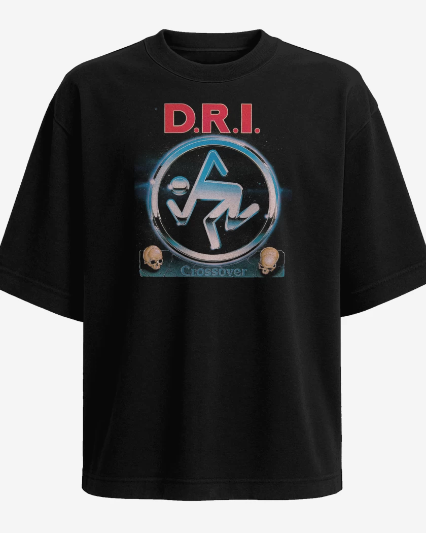 Polera Oversize Negro de DRI CROSSOVER