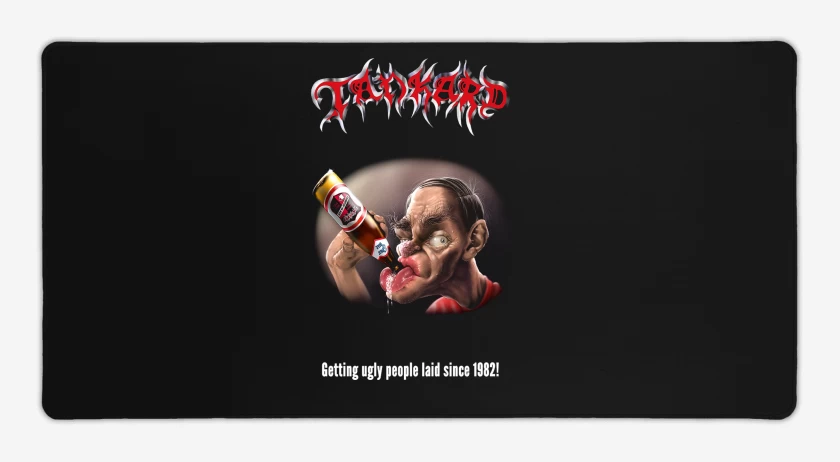 Mouse pad Gamer Negro de Tankard Since 1982