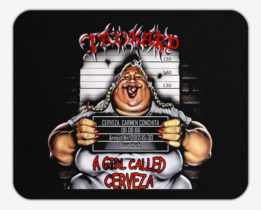 Mousepad Tankard A Girl Called Cerveza