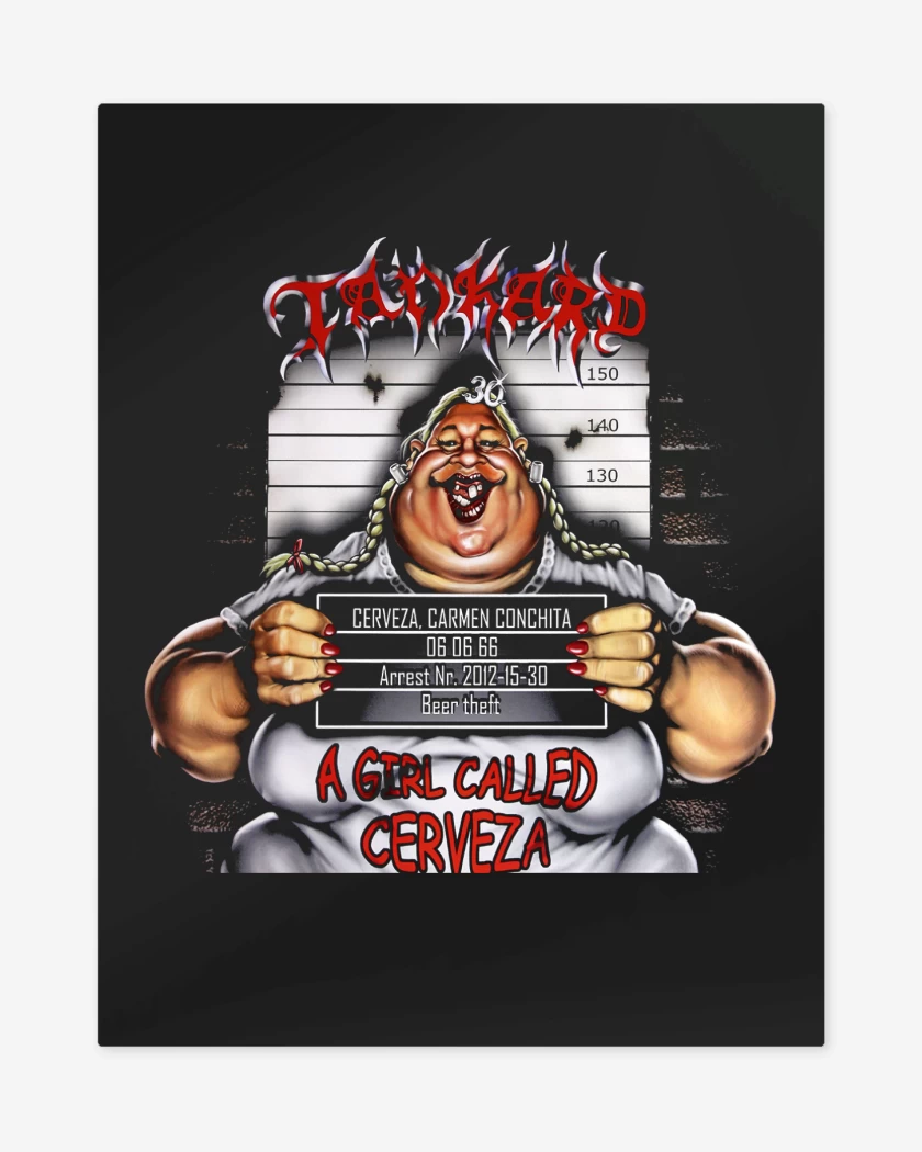 Print metalico Tankard A Girl Called Cerveza