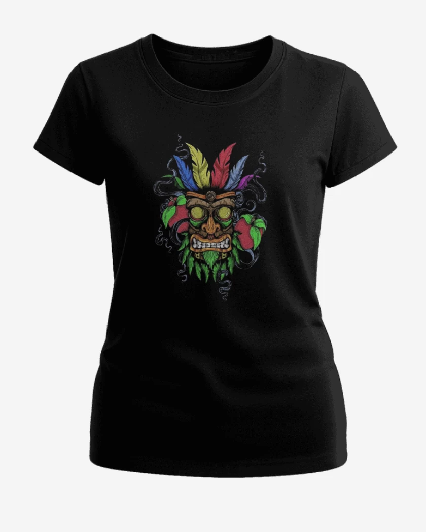 Polera de Mujer Negro de Aku aku