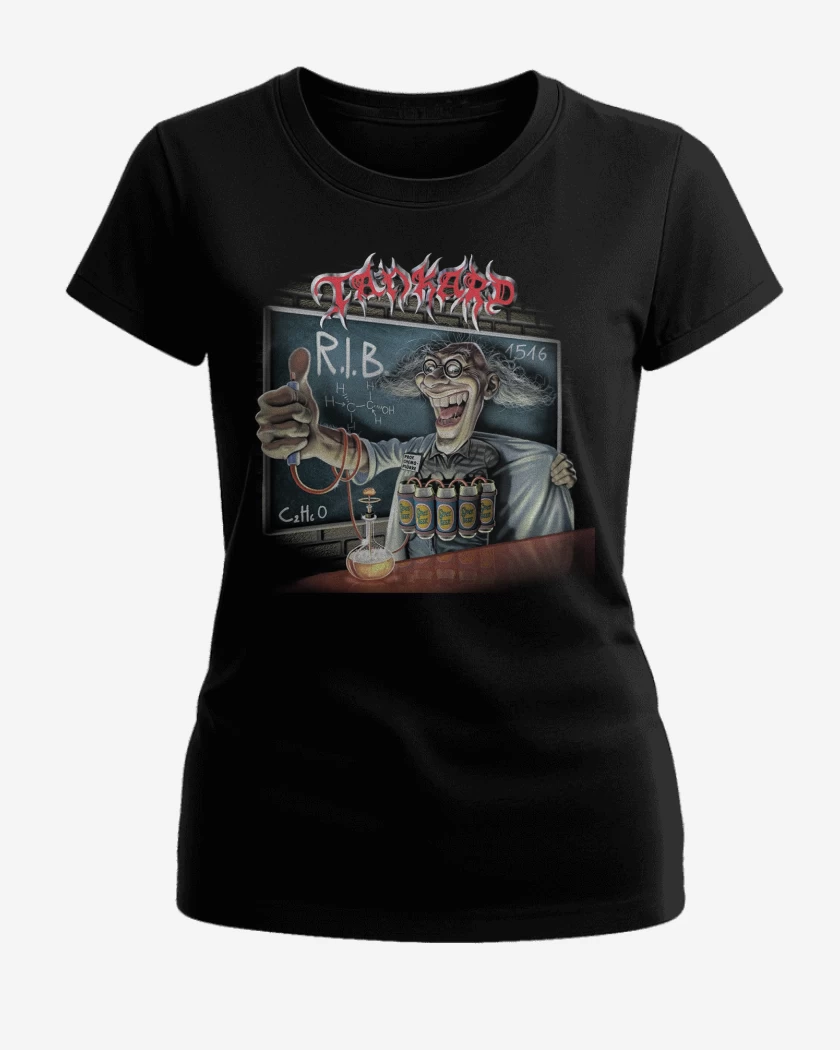 Polera de Mujer Negro de Tankard RIB