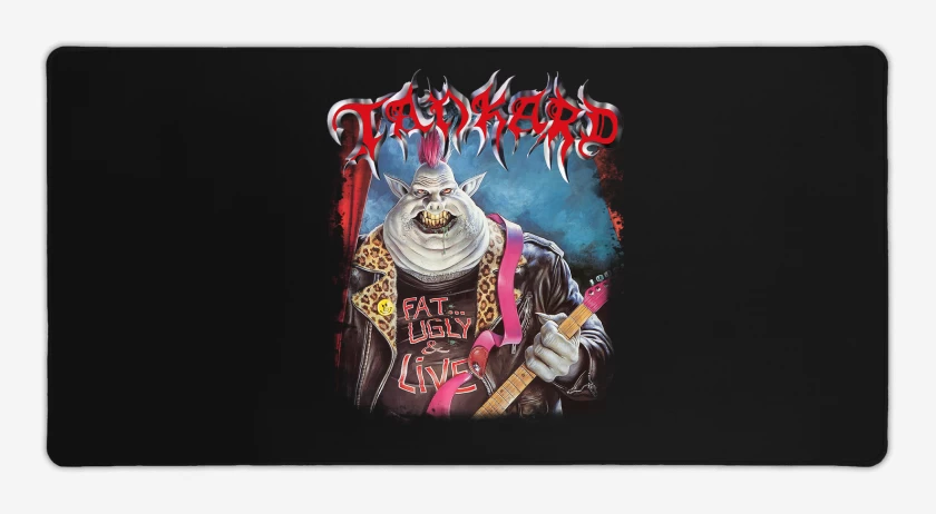 Mouse pad Gamer Tankard Fat Ugly and Live