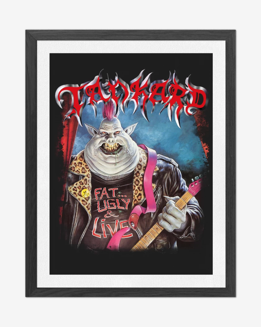 Cuadro decorativo Tankard Fat Ugly and Live