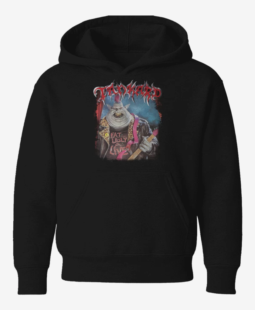 Poleron de niño Negro de Tankard Fat Ugly and Live