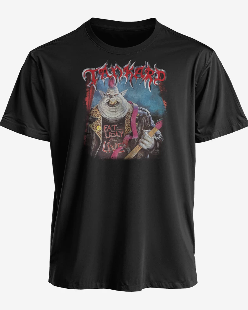 Polera premium Negro de Tankard Fat Ugly and Live