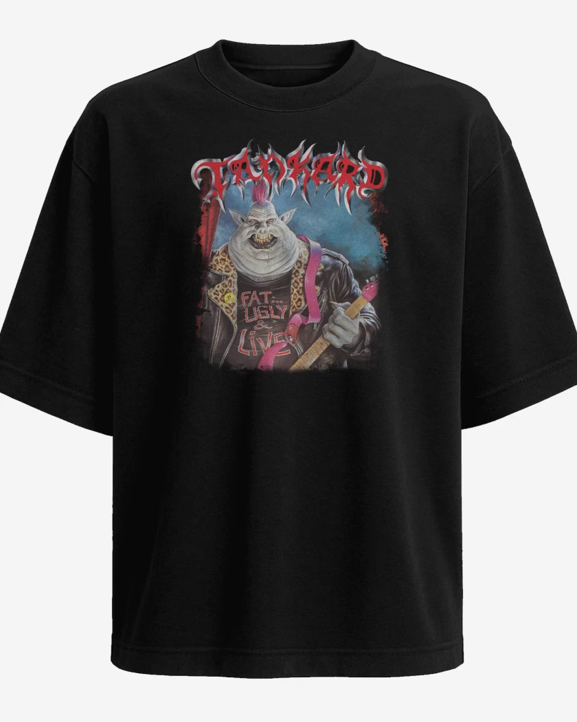 Polera Oversize Tankard Fat Ugly and Live