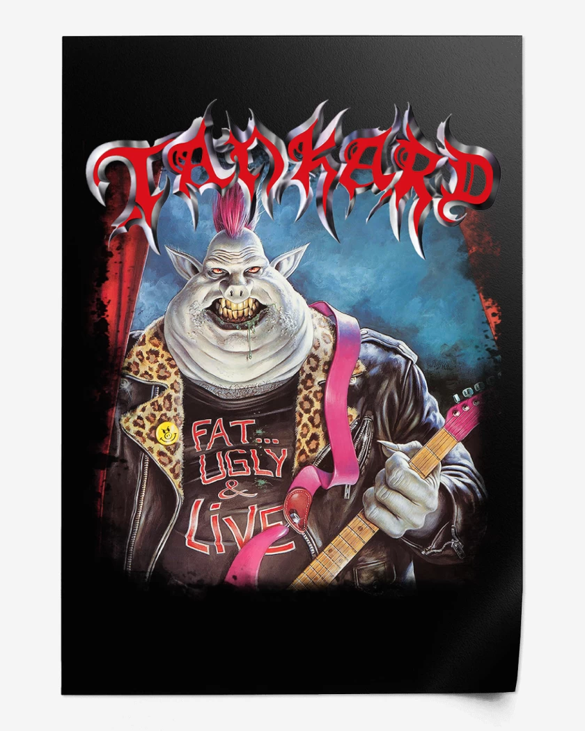 Print Tankard Fat Ugly and Live