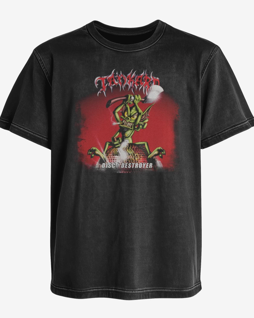 Polera desgastada Tankard Disco Destroyer