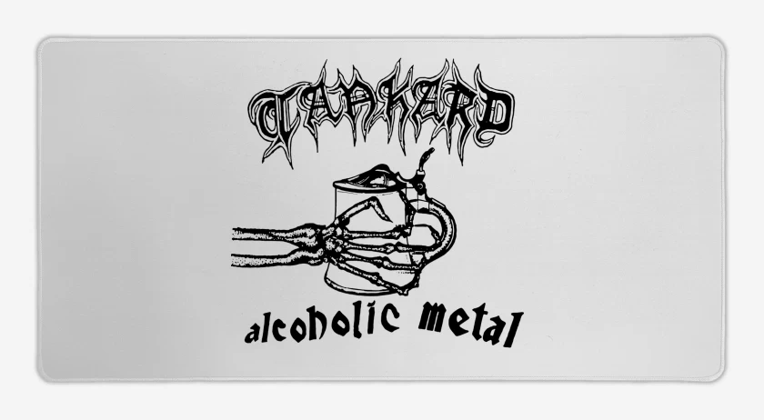 Mouse pad Gamer Tankard Alcoholic Metal N