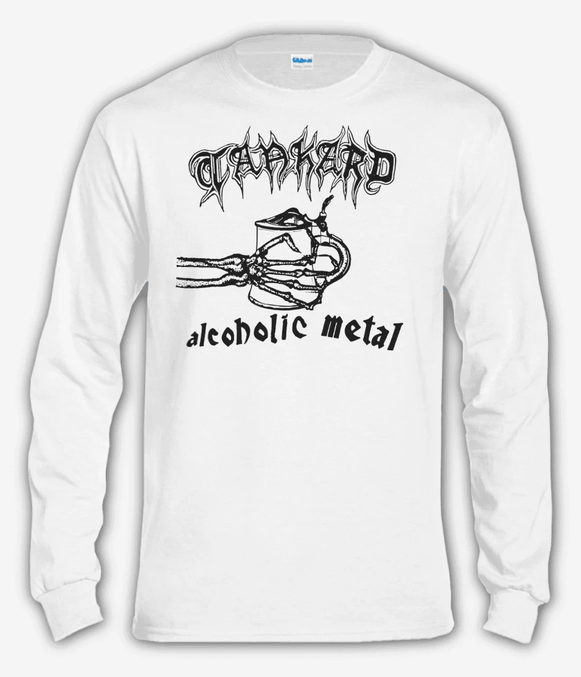 Polera manga larga Tankard Alcoholic Metal N