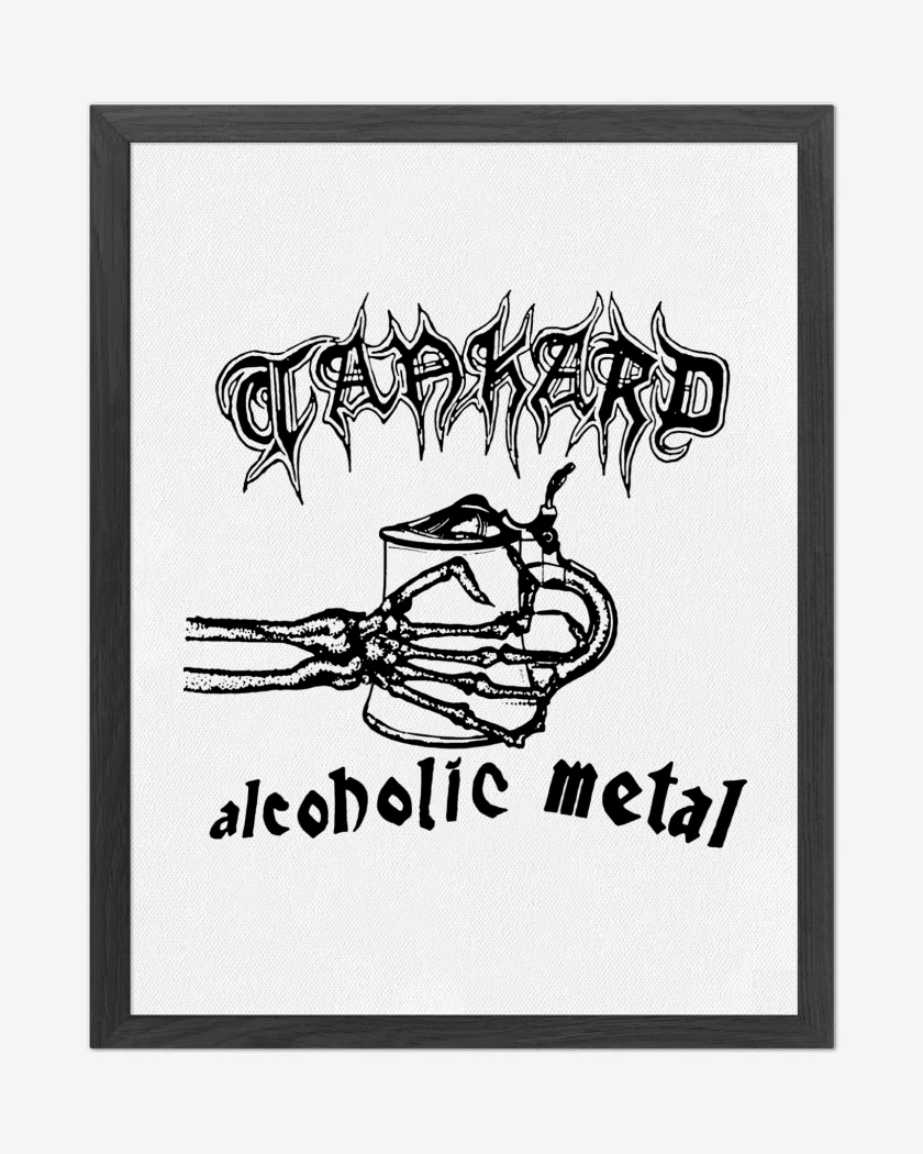 Cuadro decorativo Tankard Alcoholic Metal N