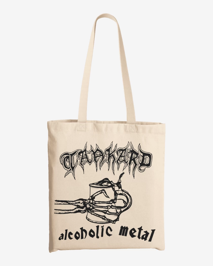 Totebag Tankard Alcoholic Metal N