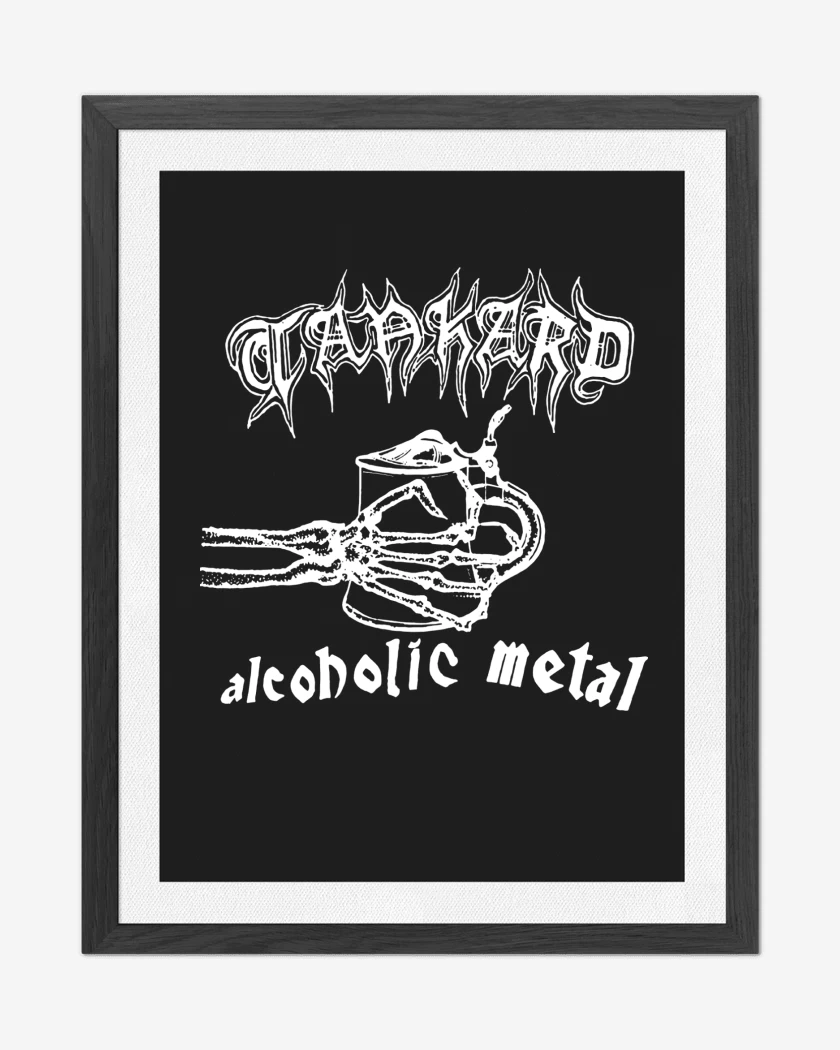 Cuadro decorativo Tankard Alcoholic Metal 