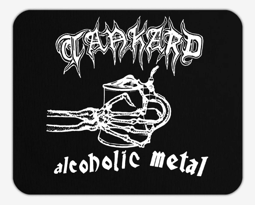 Mousepad Tankard Alcoholic Metal 