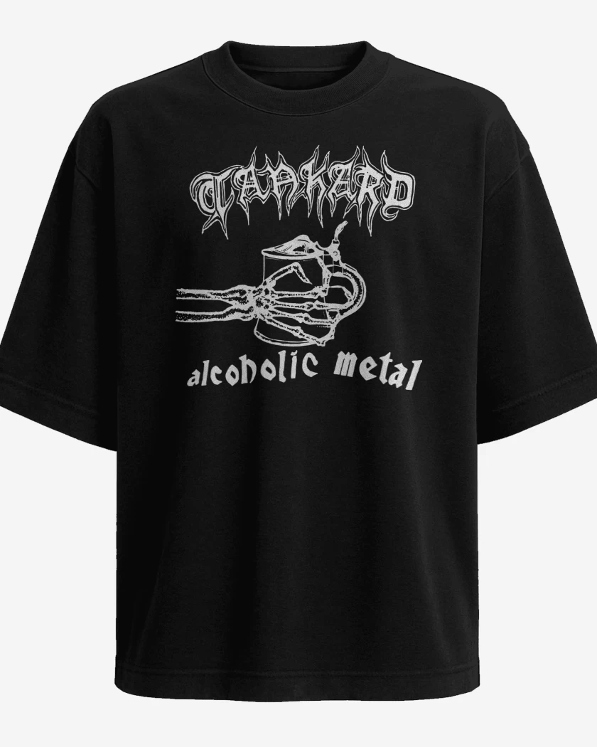 Polera Oversize Tankard Alcoholic Metal 
