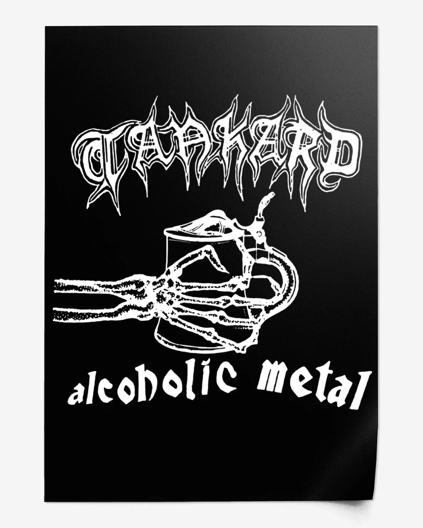 Print Tankard Alcoholic Metal 