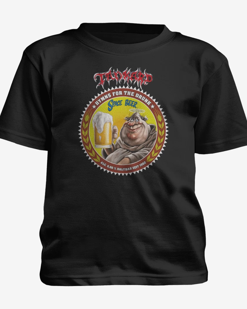Polera de niño Negro de Tankard Space Beer