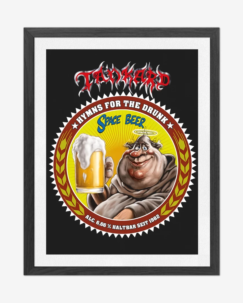 Cuadro decorativo Negro de Tankard Space Beer