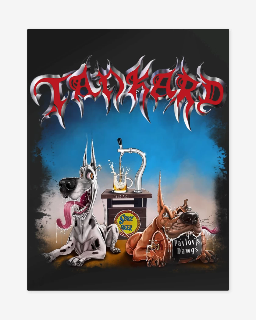 Print metalico Negro de Tankard Pavolvs Dawgs