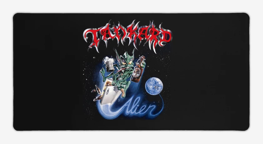 Mouse pad Gamer Negro de Tankard Alien