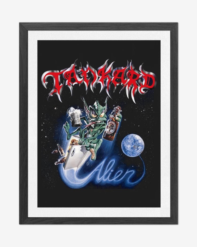 Cuadro decorativo Negro de Tankard Alien