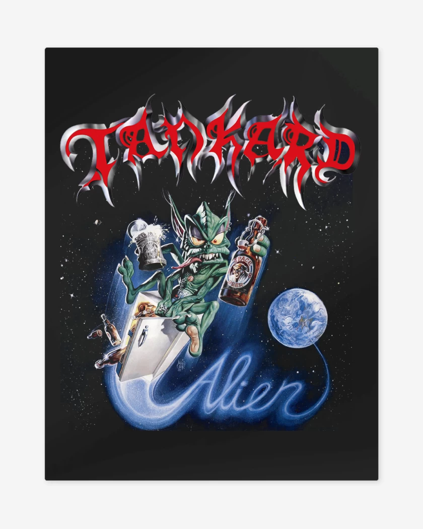 Print metalico Negro de Tankard Alien