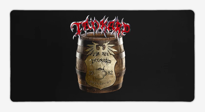 Mouse pad Gamer Negro de Tankard Barril