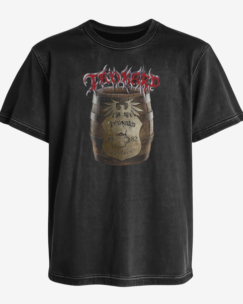 Polera desgastada Tankard Barril