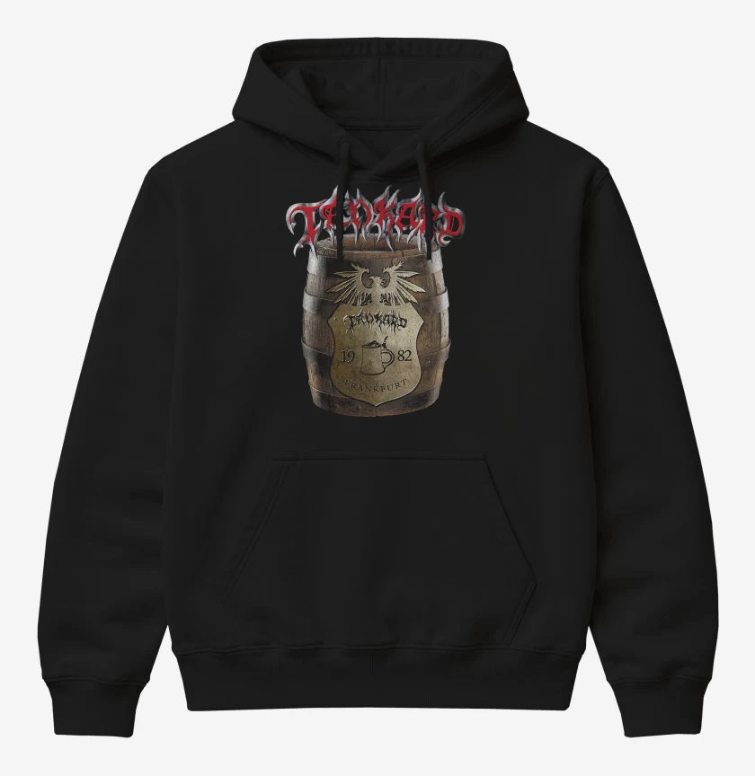 Poleron Canguro básico Negro de Tankard Barril