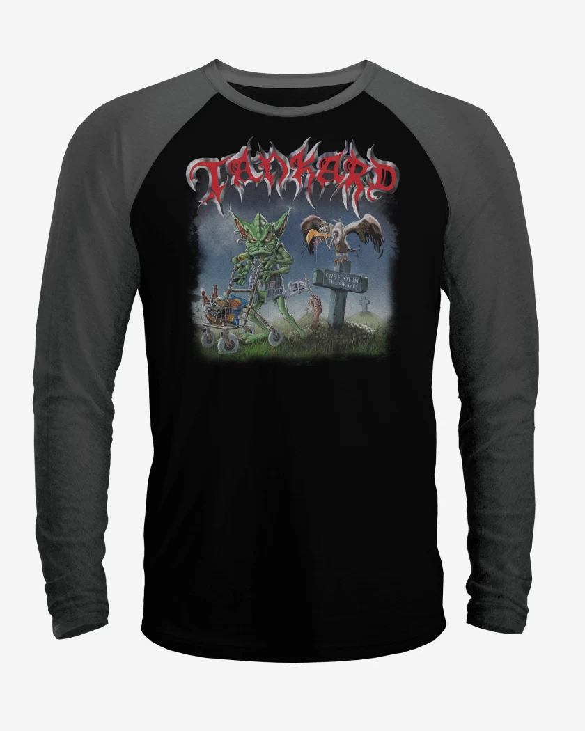 Polera Raglan Tankard One Foot in The Grave 