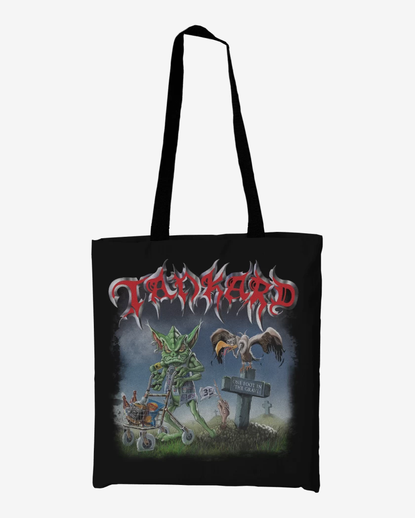 Totebag Tankard One Foot in The Grave 