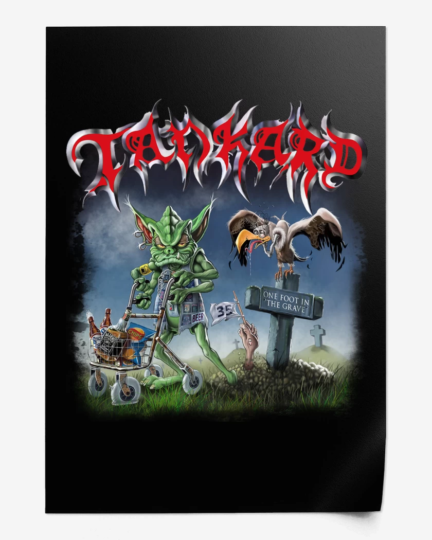 Print Tankard One Foot in The Grave 