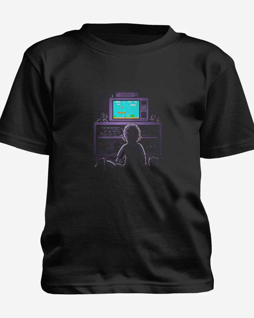 Polera de niño Negro de Little gamer