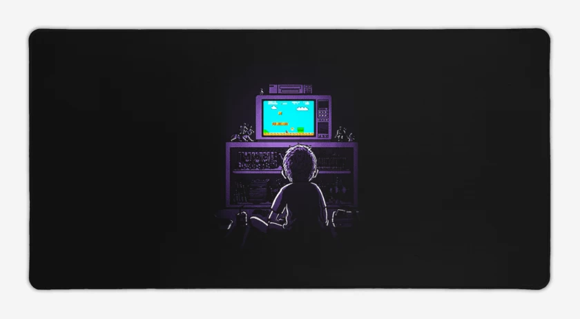 Mouse pad Gamer Negro de Little gamer