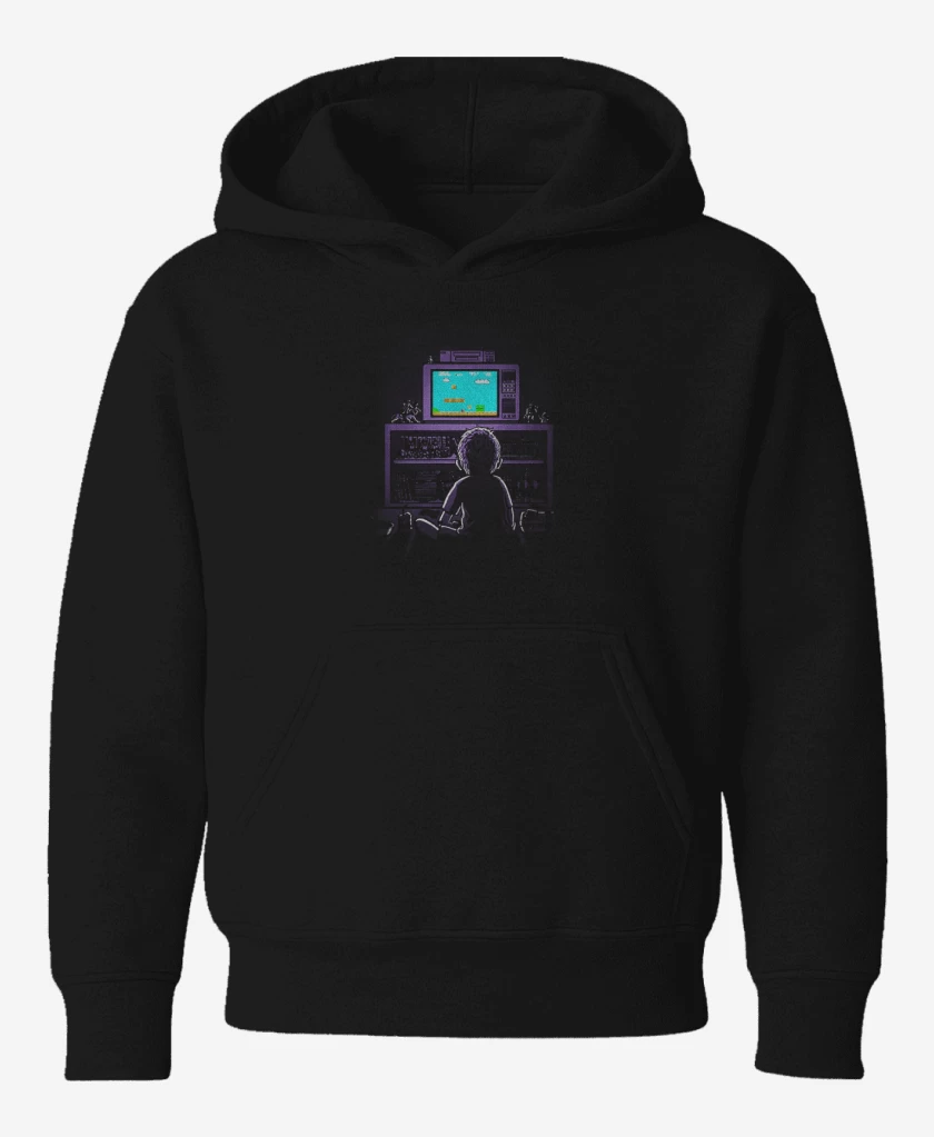 Poleron de niño Negro de Little gamer