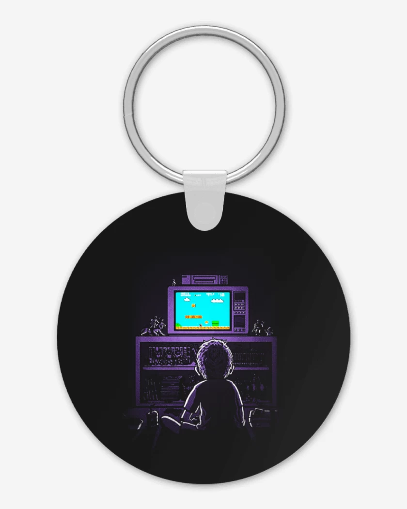 Llavero Negro de Little gamer
