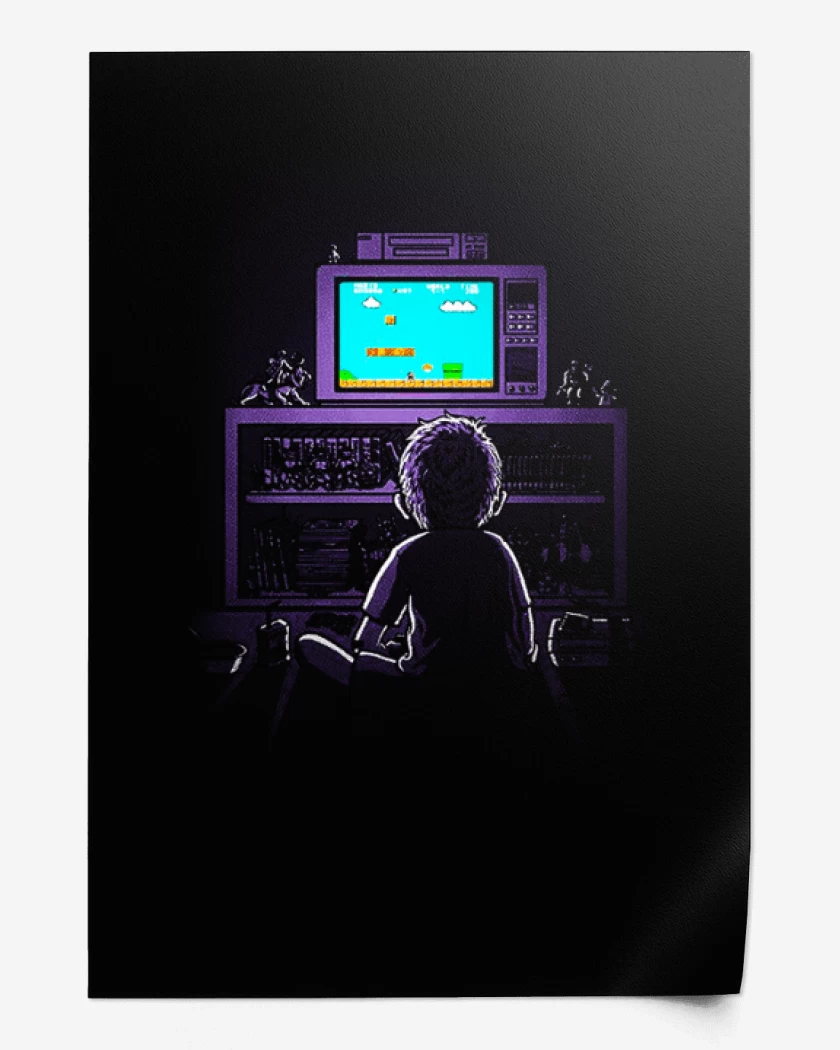 Print Negro de Little gamer