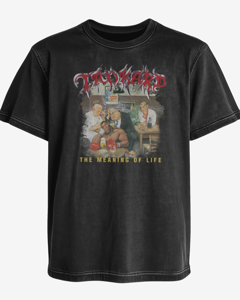 Polera desgastada Tankard The Meaning of Life