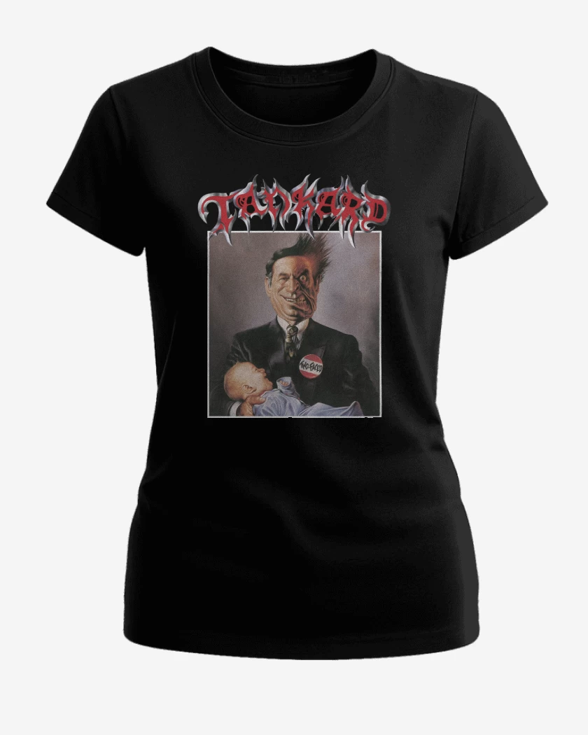 Polera de Mujer Negro de Tankard Two Faced