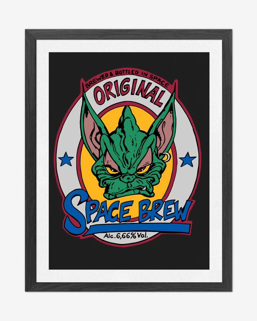 Cuadro decorativo Negro de Tankard Space Brew