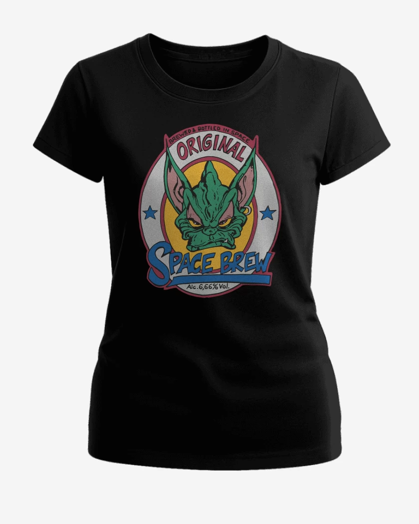 Polera de Mujer Negro de Tankard Space Brew