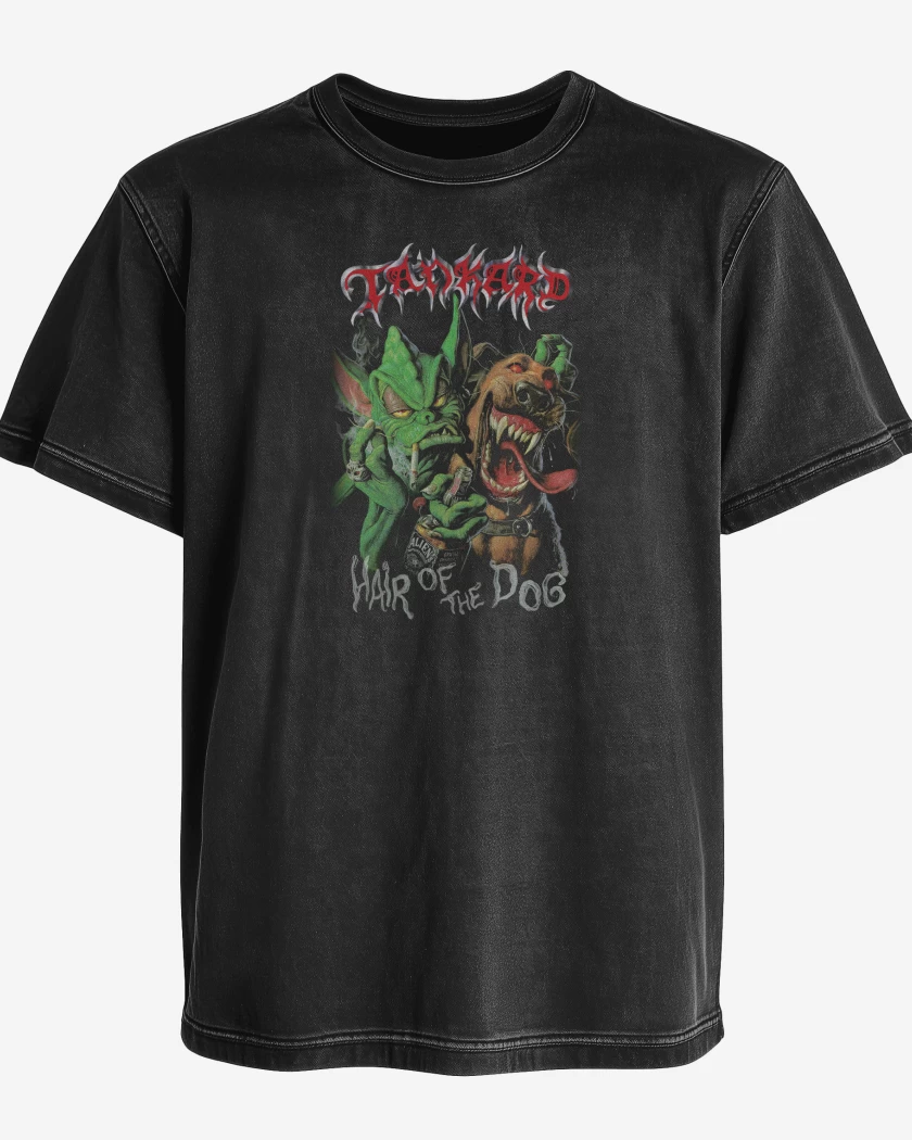 Polera desgastada Tankard Hair of the Dog