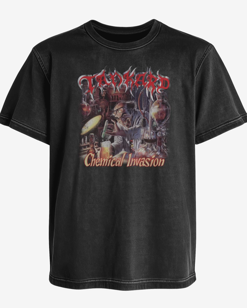 Polera desgastada Tankard Chemical Invasion