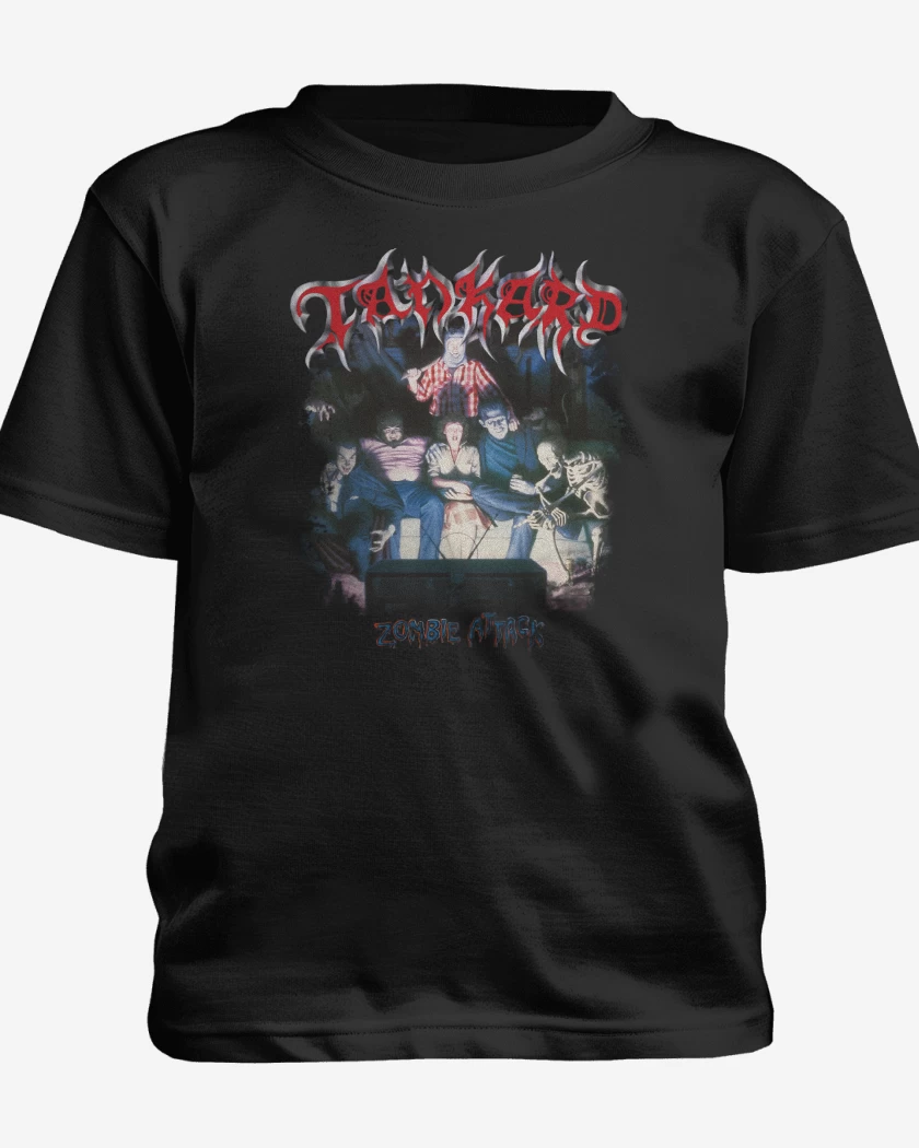 Polera de niño Negro de Tankard Zombie Attack